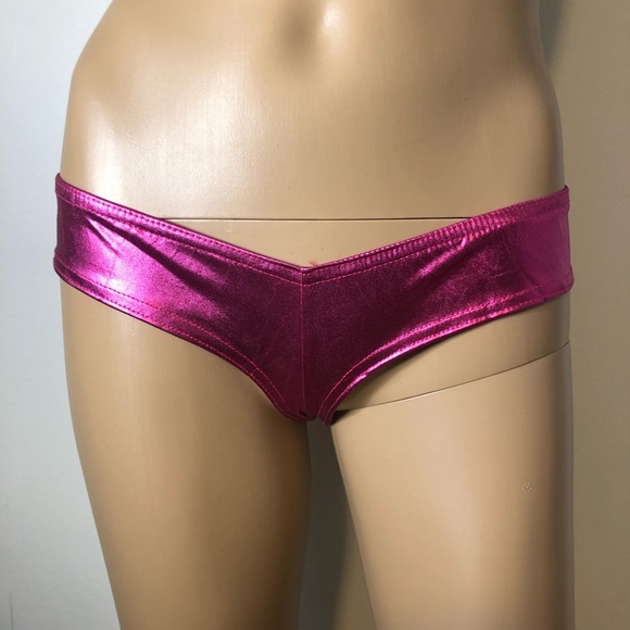 Liquid Latex Metallic Panties Small or Extra Small Lingerie EDC Rave Sexy - Picture 16 of 16
